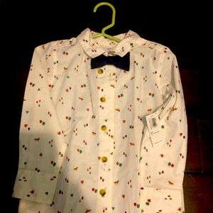 Boys holiday dress shirts(4t brand new w/tag)